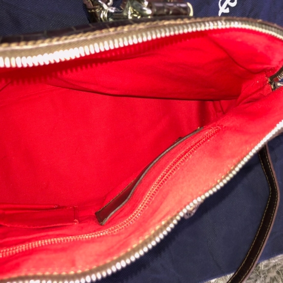 Vintage Dooney & Bourke Handbag & Bonus D&B Vintage Ostrich Leather Bag - Picture 5 of 17